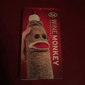 Wine Monkey-sock monkey wine bag!❤️
